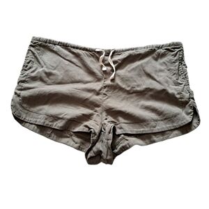 TNA | Army green women's fabric shorts